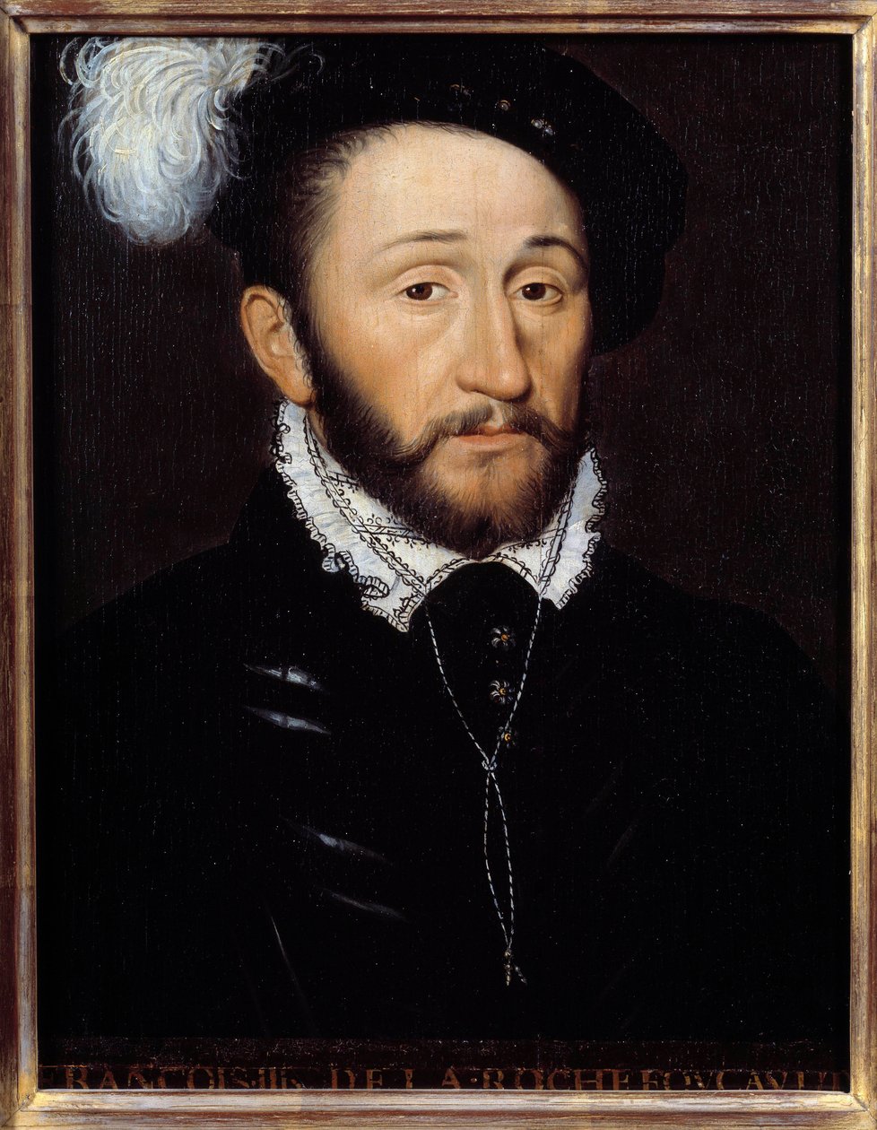 Porträtt av Francois III de la Rochefoucauld, guvernör i Champagne (d. 1572) Anonym målning. 1500-talet. Sön 0,33x0,23 m av Anonymous Anonymous
