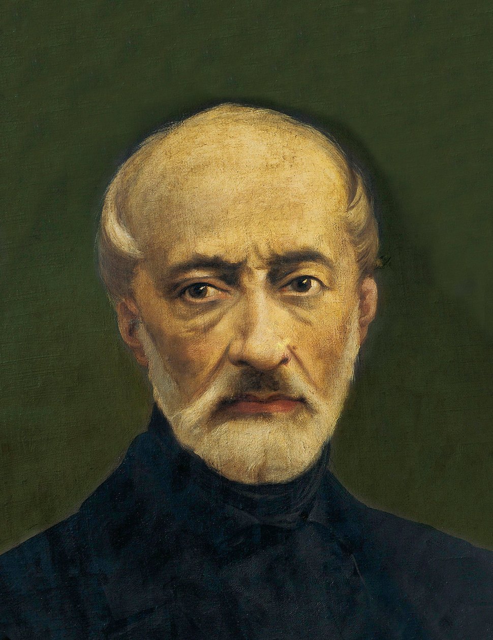 Porträtt av Giuseppe Mazzini (1805-1872), italiensk politiker och nationalist. Anonym målning av Anonymous Anonymous