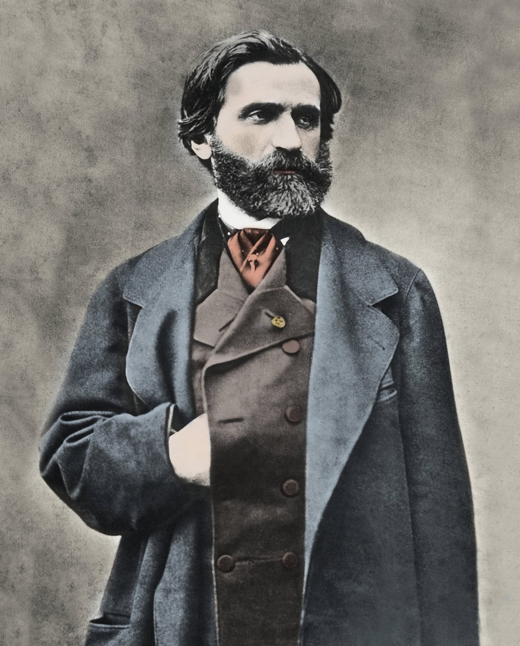 Porträtt av Giuseppe Verdi av Anonymous Anonymous