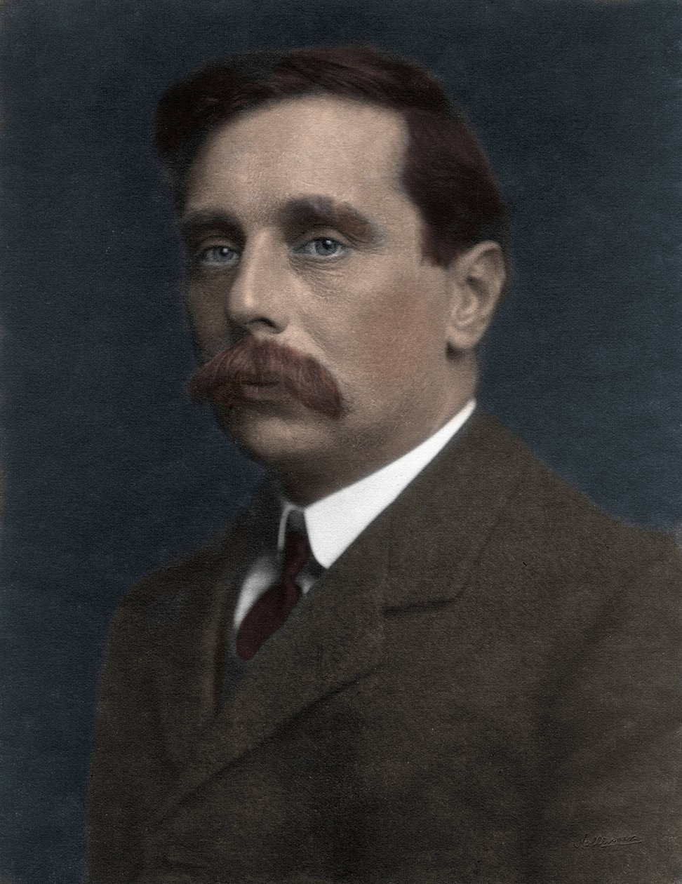 Porträtt av H. G. Wells - Herbert George Wells 1866-1946 av Anonymous Anonymous