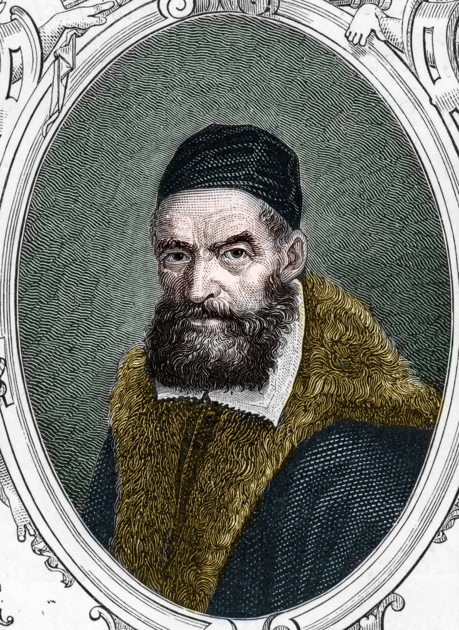 Porträtt av Jacopo Palma il Vecchio (gammal eller gammal av Anonymous Anonymous