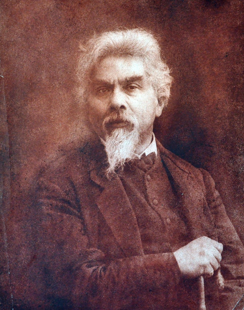 Porträtt av Jan Toorop (1858-1928), Anonym . Albumin foto. Privat samling av Anonymous Anonymous
