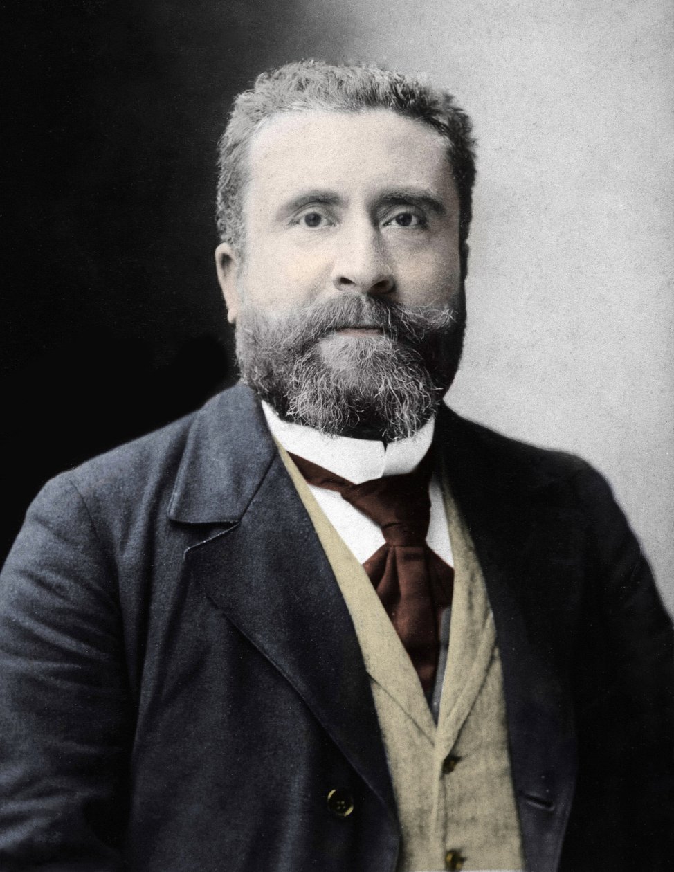 Porträtt av Jean Jaures (1859-1914), fransk socialistdeputerad. av Anonymous Anonymous