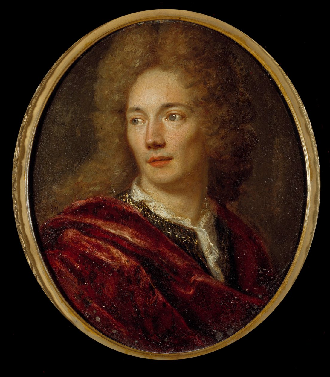 Porträtt av Jean de La Bruyere (1645-1696) moralist francais Målning på anonym koppar. 1600-talet. av Anonymous Anonymous