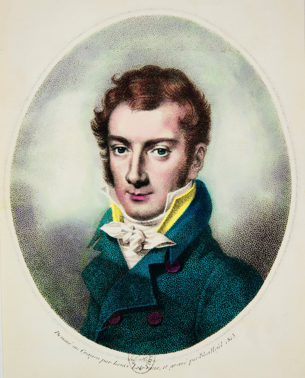 Porträtt av Joseph Mayseder (1789-1863) österrikisk violinist och kompositör, Privee Collection av Anonymous Anonymous
