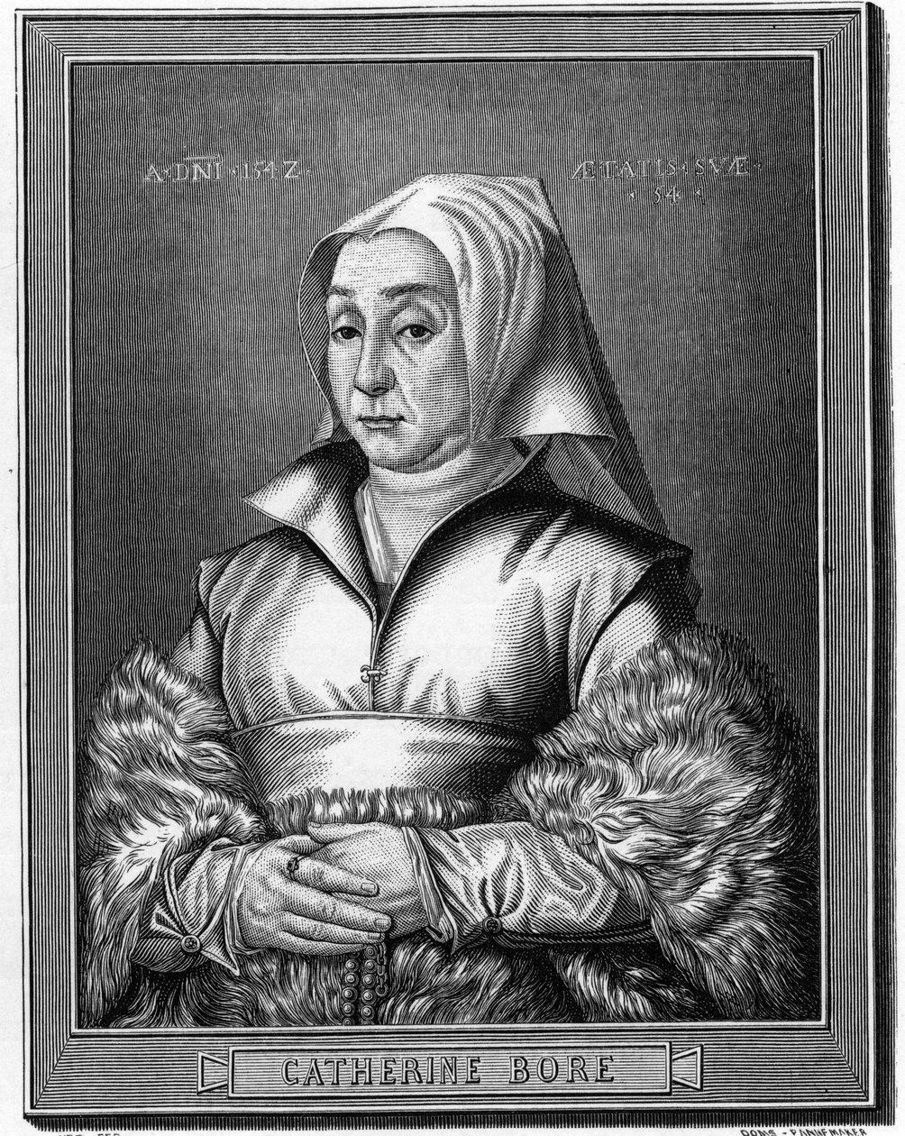 Porträtt av Katharina von North av Anonymous Anonymous
