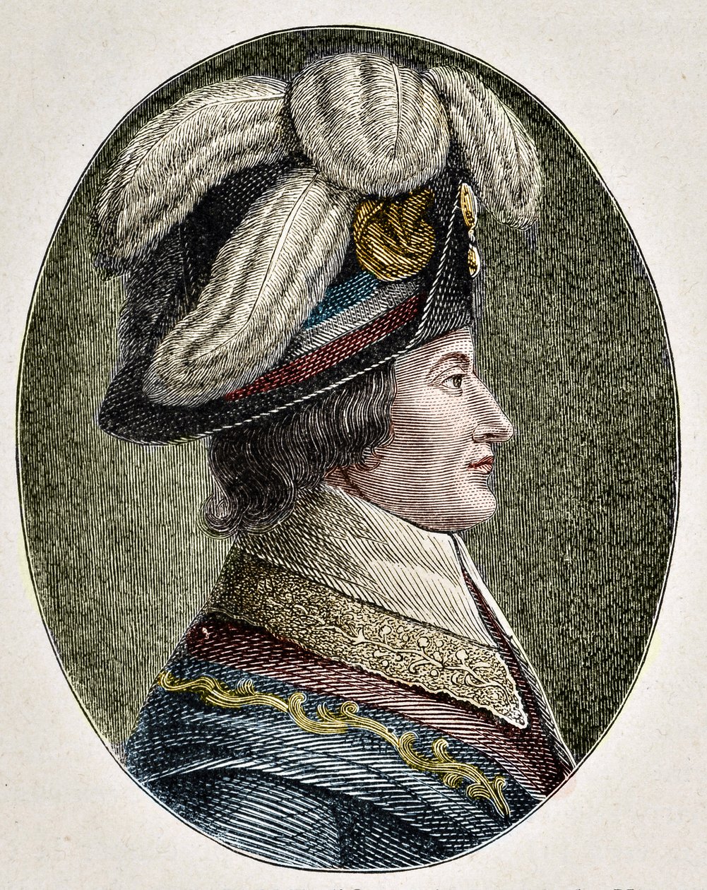 Porträtt av Lazarus Nicolas Marguerite Carnot (1753-1823), fransk politiker. av Anonymous Anonymous