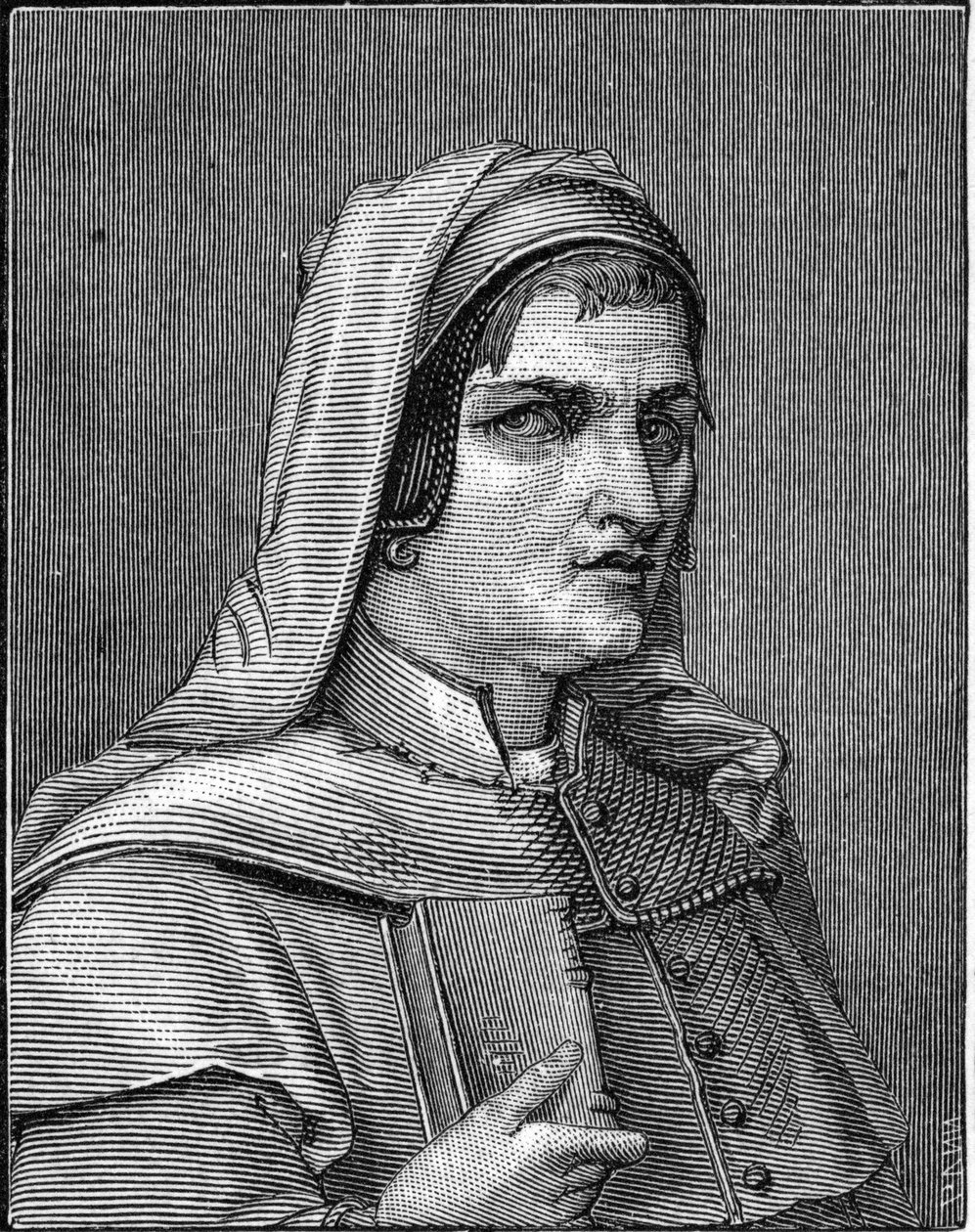 Porträtt av Lelio Orsi (1511-1587), italiensk målare. gravyr av 1859 i "" gallerierna i Europa - Italien "" av Armandaud. Privat samling. av Anonymous Anonymous