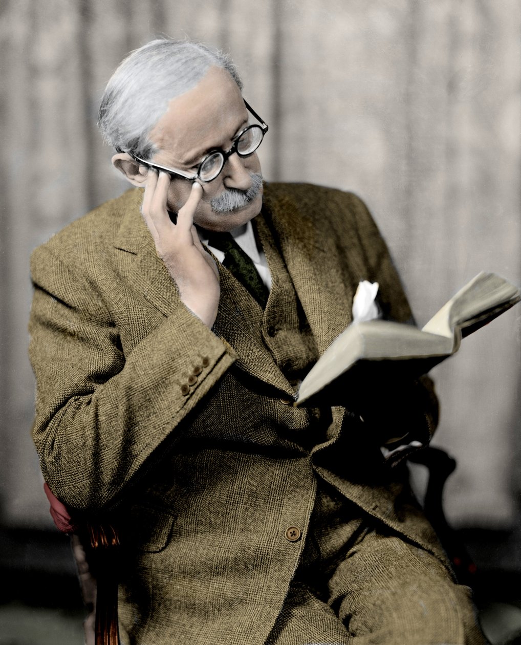 Porträtt av Leon Blum (1872-1950), fransk politiker omkring 1940 av Anonymous Anonymous