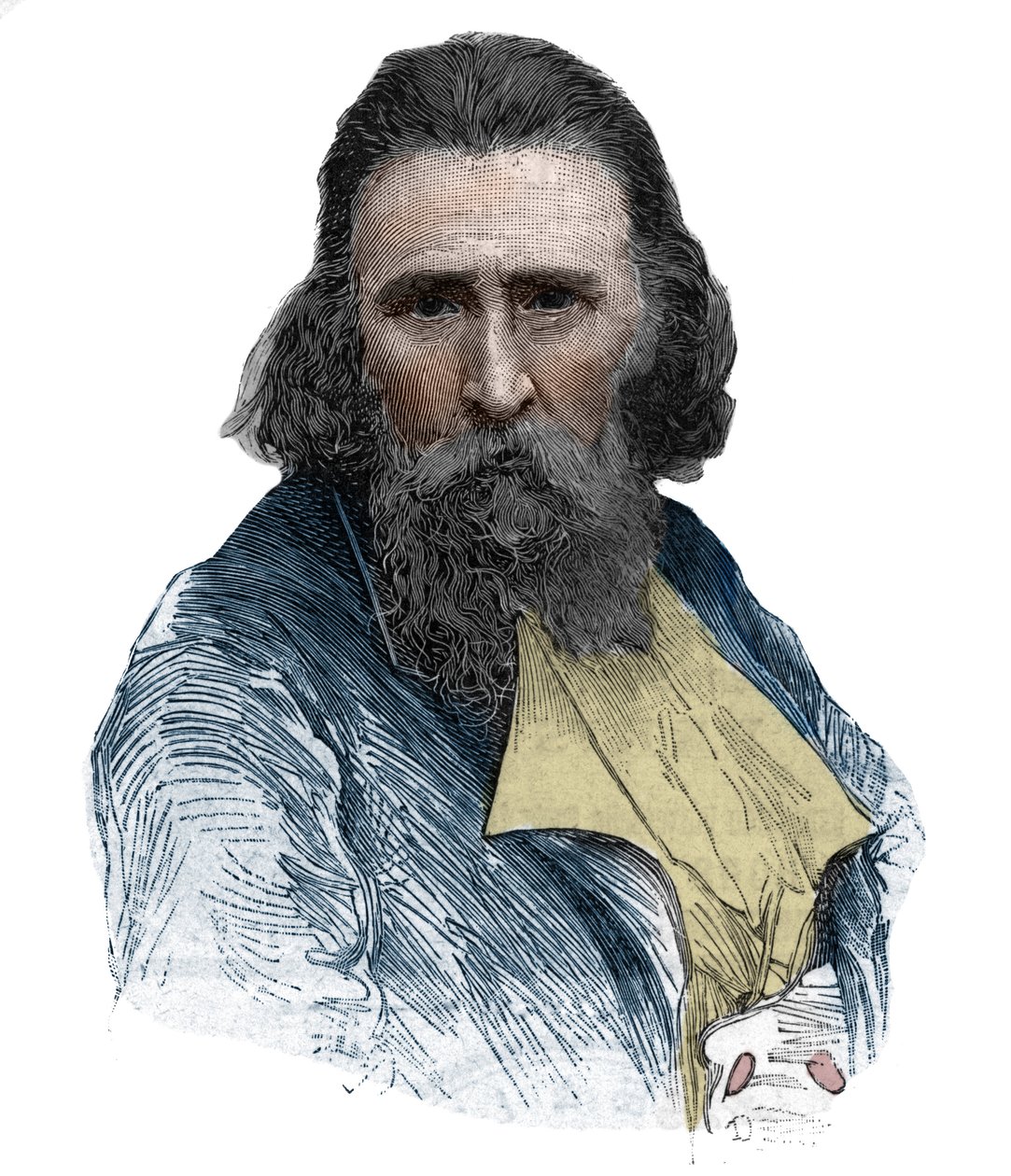 Porträtt av Leon Cladel (1835-1892), fransk man av bokstäver. av Anonymous Anonymous