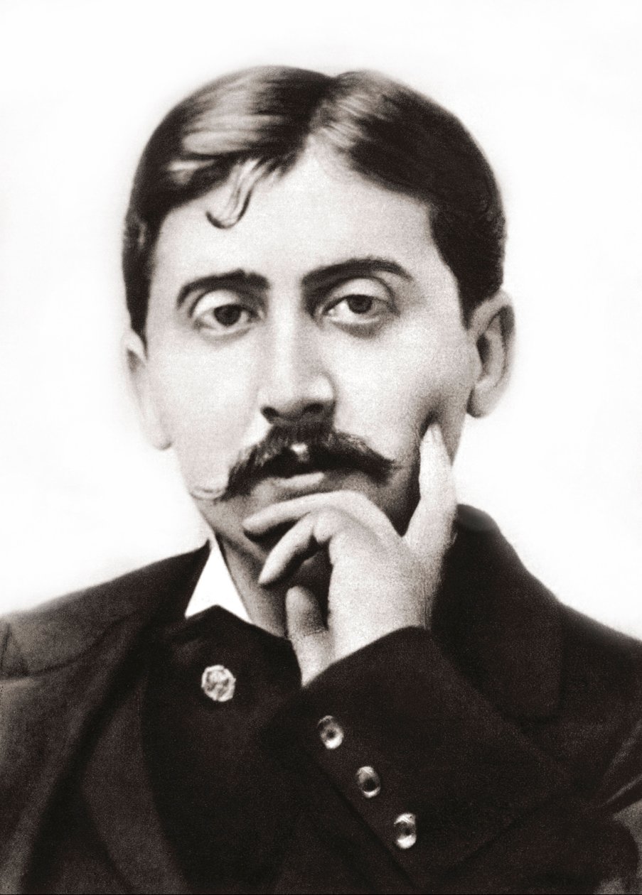 Porträtt av Marcel Proust (1871-1922), fransk författare omkring 1900 av Anonymous Anonymous