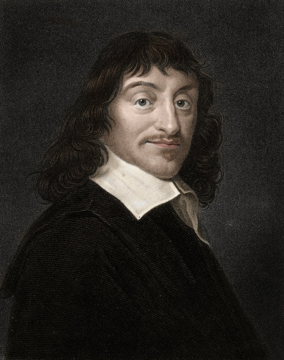 Porträtt av Rene Descartes (1596-1650), engelsk filosof och författare av Anonymous Anonymous