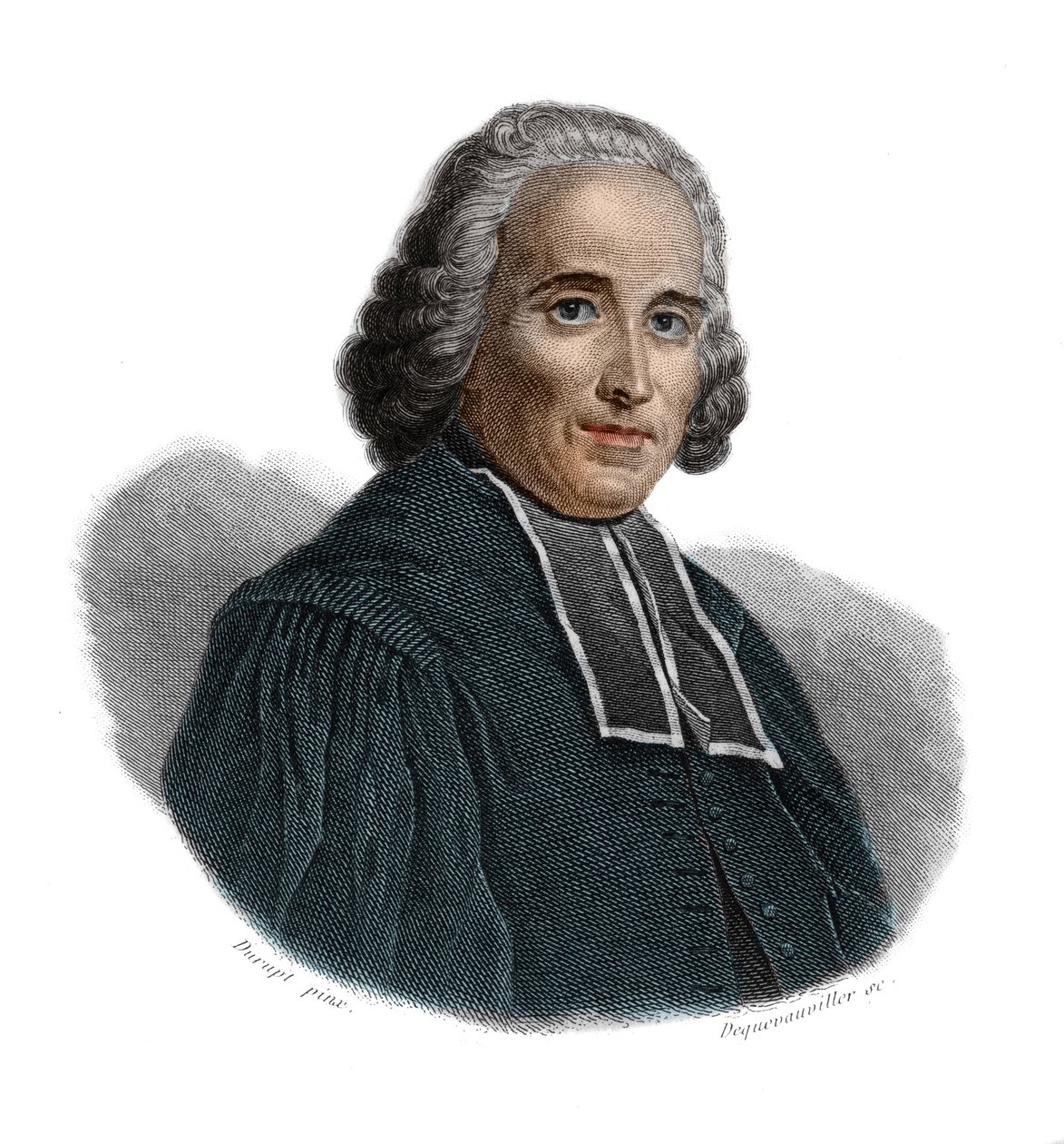 Porträtt av Robert Joseph (Robert-Joseph) Pothier (1699-1772), fransk juriskonsult i "Porträtt och historia av användbara män: män och kvinnor i alla länder och av alla förhållanden, som har förvärvat rättigheter till mäns erkännande" publicerad och pr av Anonymous Anonymous