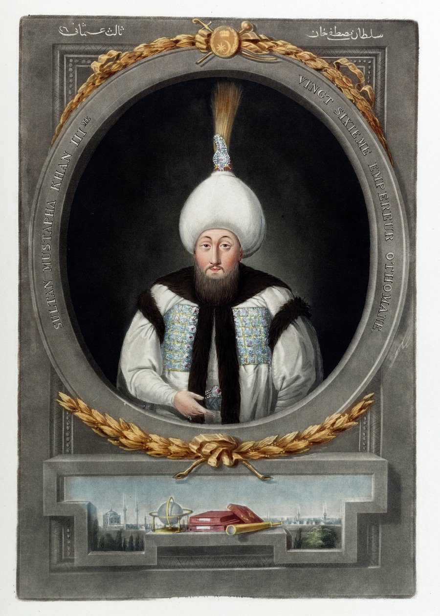 Porträtt av Sultan Mustafa III (1717-1774) (Mustafa, Moustapha) av Anonymous av Anonymous Anonymous