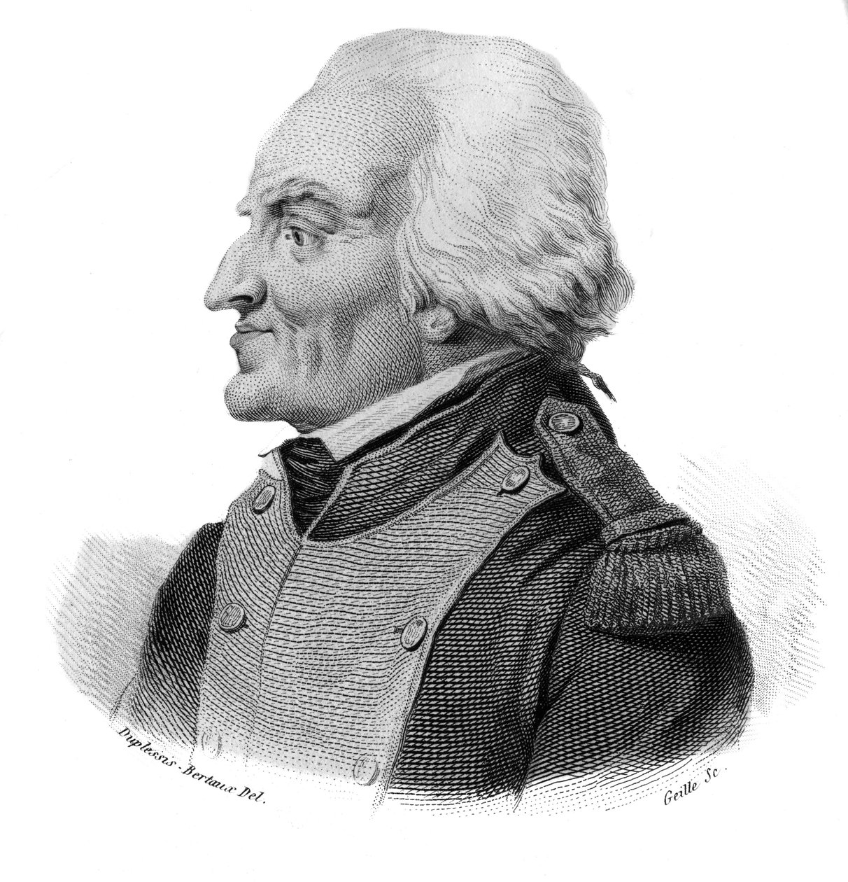 Porträtt av Theophile Malo Corret de La Tour (eller Latour) d