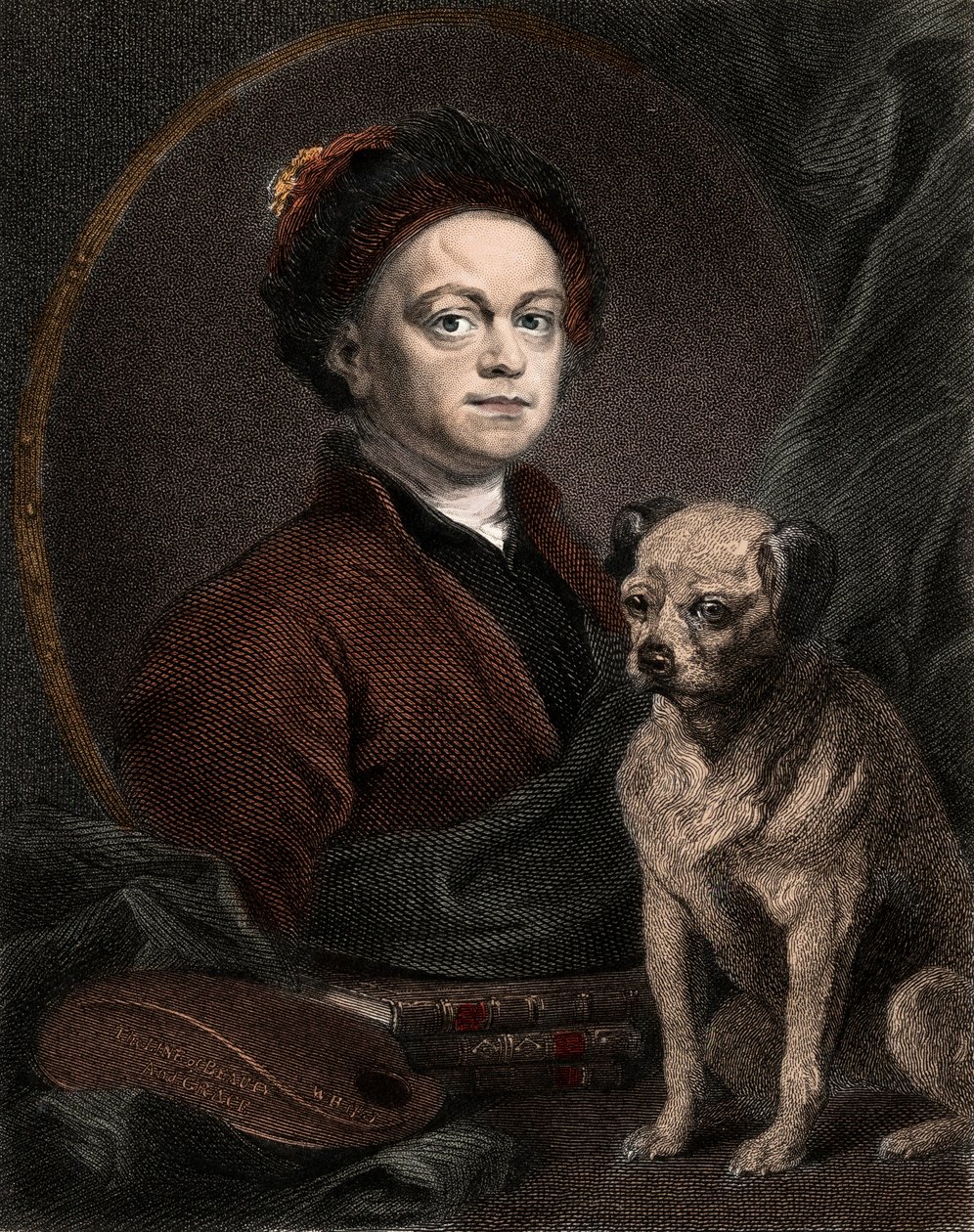 Porträtt av William Hogarth av Anonymous Anonymous