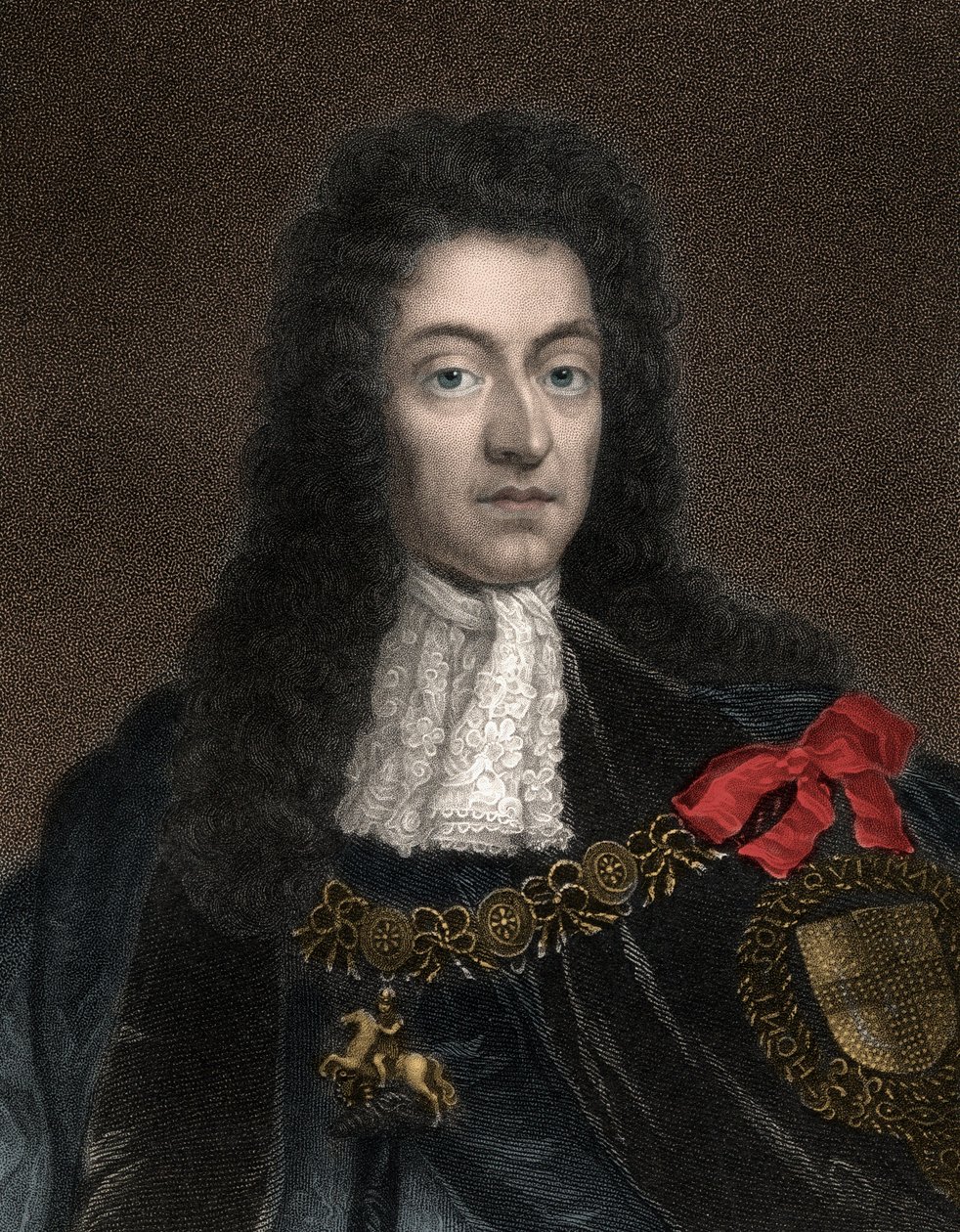 Porträtt av William III, Prince of Orange (1650 -1702), även känd som kung William III av England, William II av Skottland och Irland - King William III, Porträtt av William of Orange (1650-1702) av Anonymous Anonymous