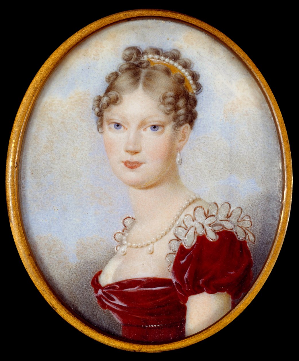 Porträtt av imponen Marie-Louise (Marie Louise av Habsburg Lorraine av Anonymous Anonymous