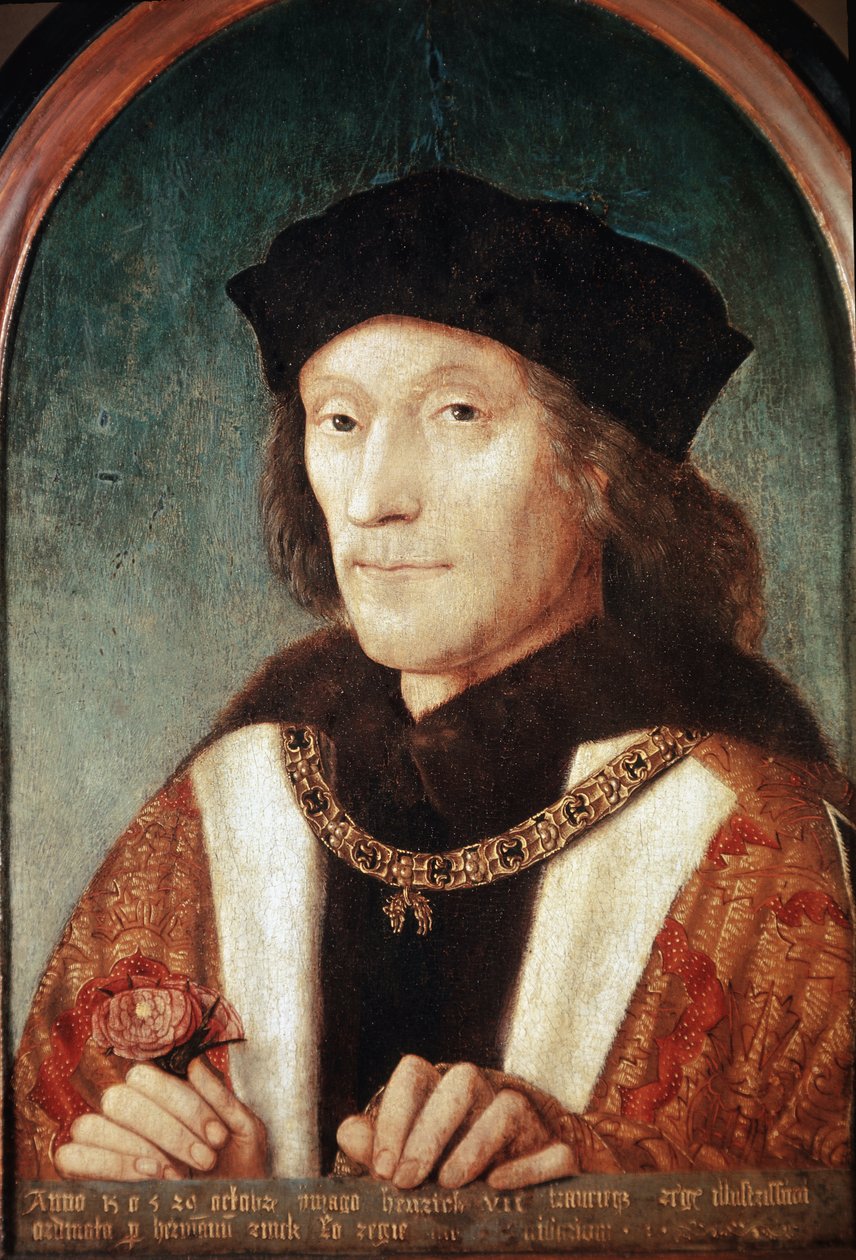 Porträtt av kungen av England Henry VII (målning av Anonymous Anonymous