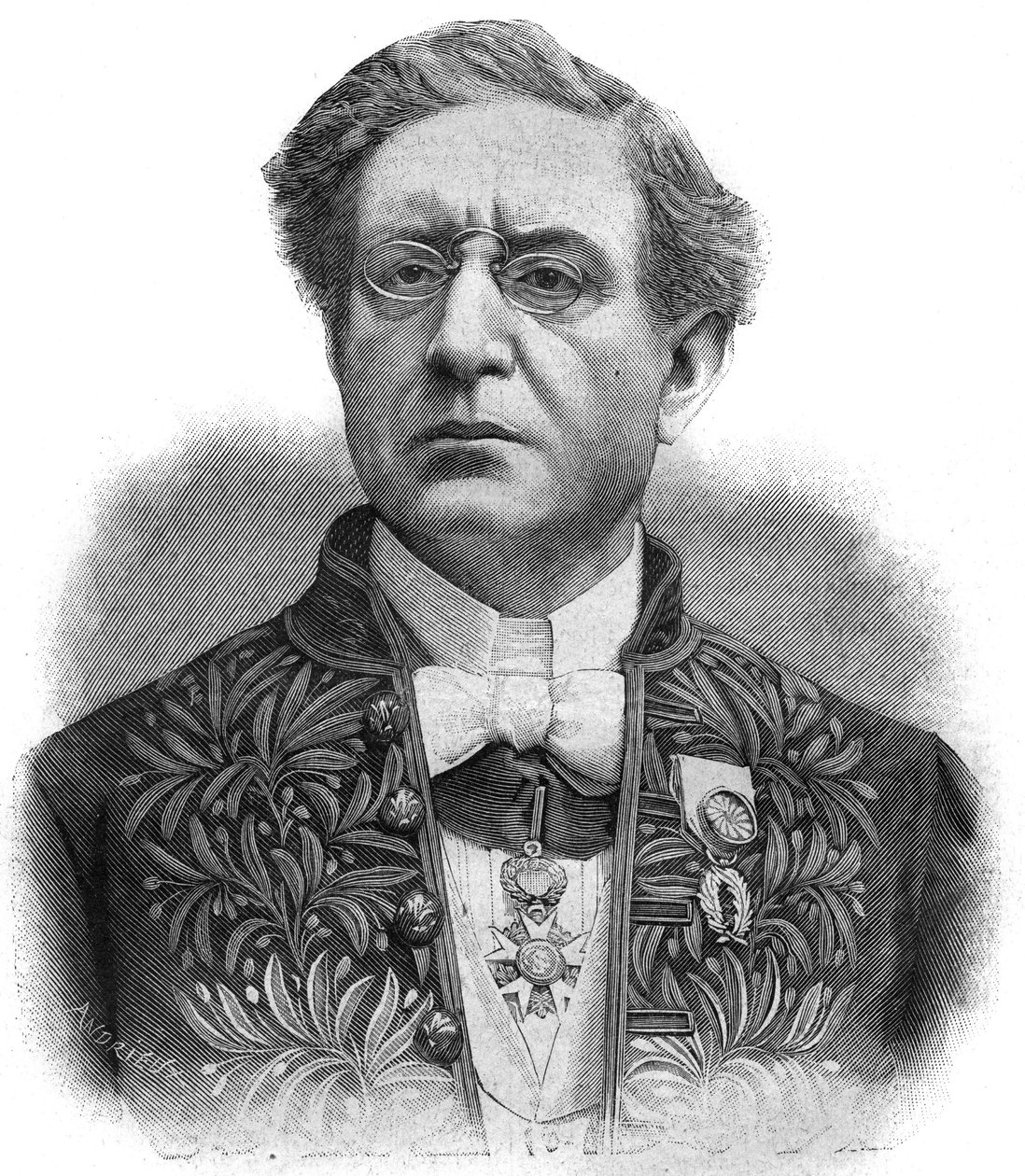Porträtt av målaren Jean Joseph Constant kallad Benjamin-Constant (eller Benjamin Constant av Anonymous Anonymous