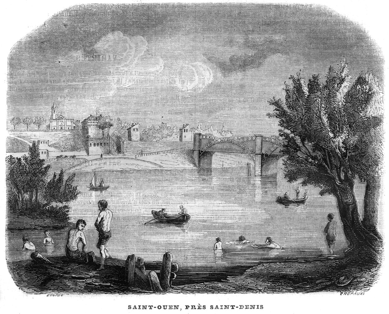 Saint-Owen (ung Saint-Tennis) ung Saint-Tennis (Saint-Tennis) 1858. av Anonymous Anonymous
