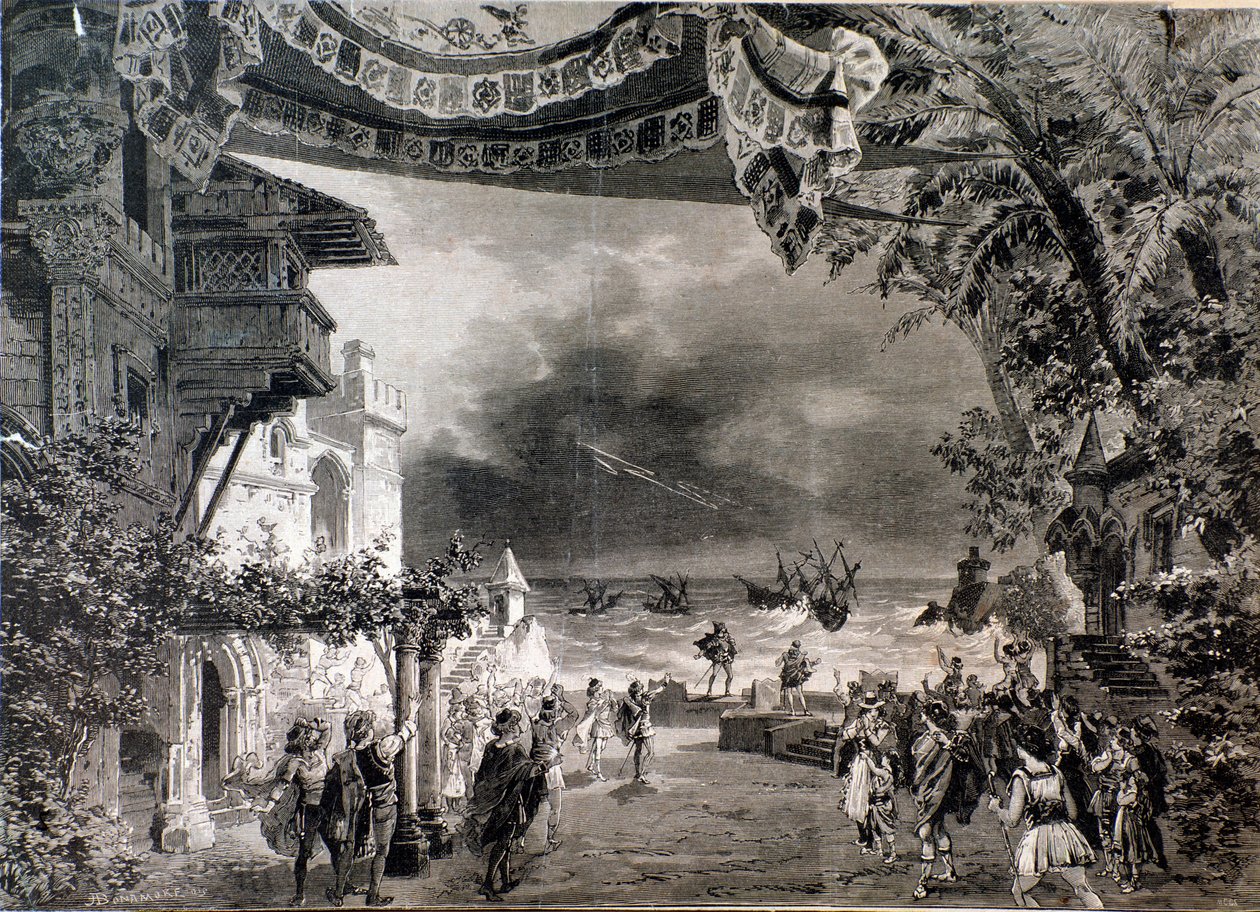 Scenografi av Otello, opera av Giuseppe Verdi av Anonymous Anonymous