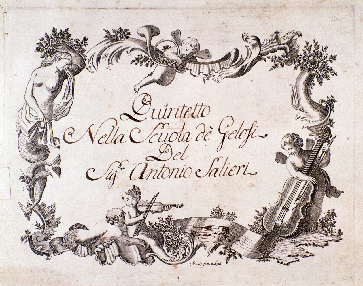 Noter till The Jealous School, av Antonio Salieri av Anonymous Anonymous