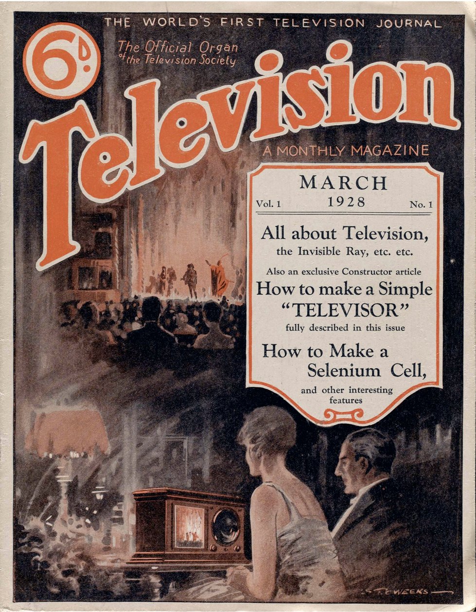 Television: A Monthly Magazine. Volym 1. Världens första TV-tidning par Anonym av Anonymous Anonymous