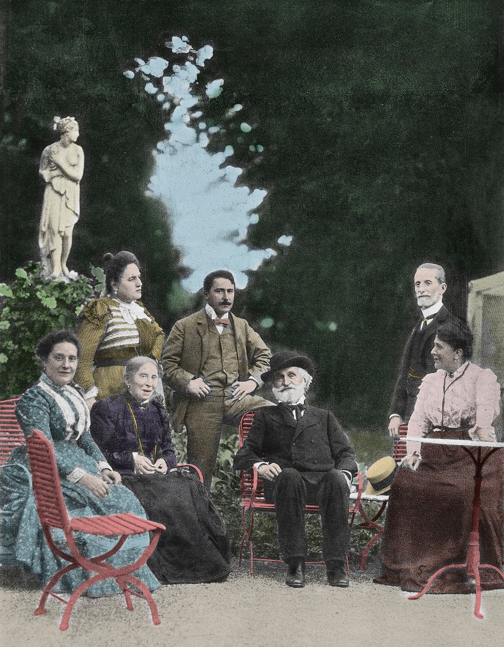 Den italienske kompositören Giuseppe Verdi (1813-1901) i Sant
