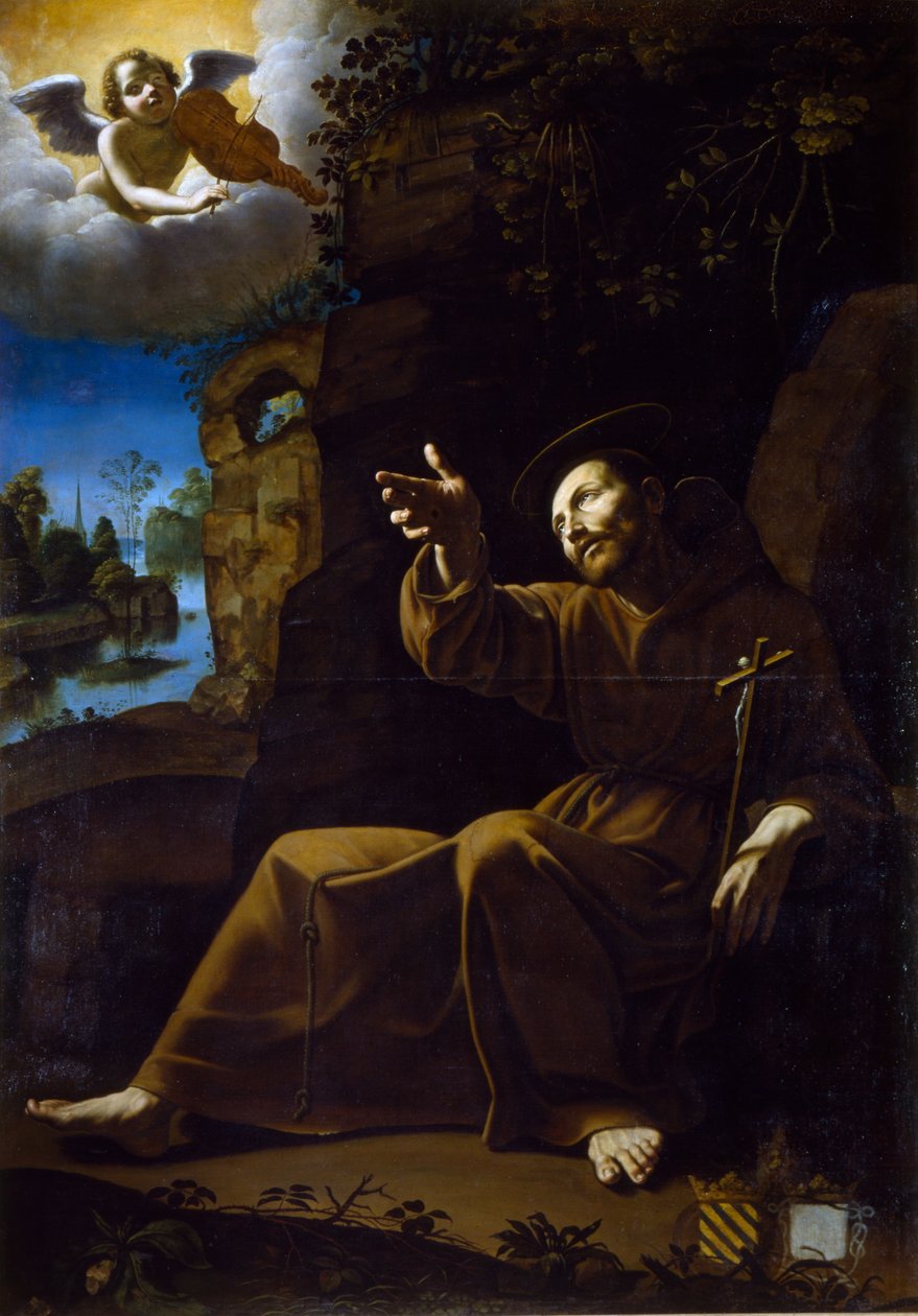 The Vision of St Francis (målning) av Anonymous Anonymous