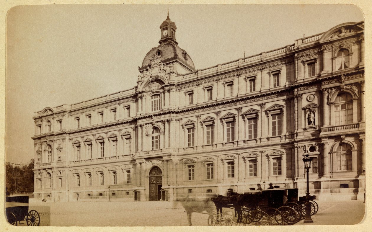 Staden Marseille och dess omgivningar runt 1885 -1890: prefekturen, privat samling av Anonymous Anonymous