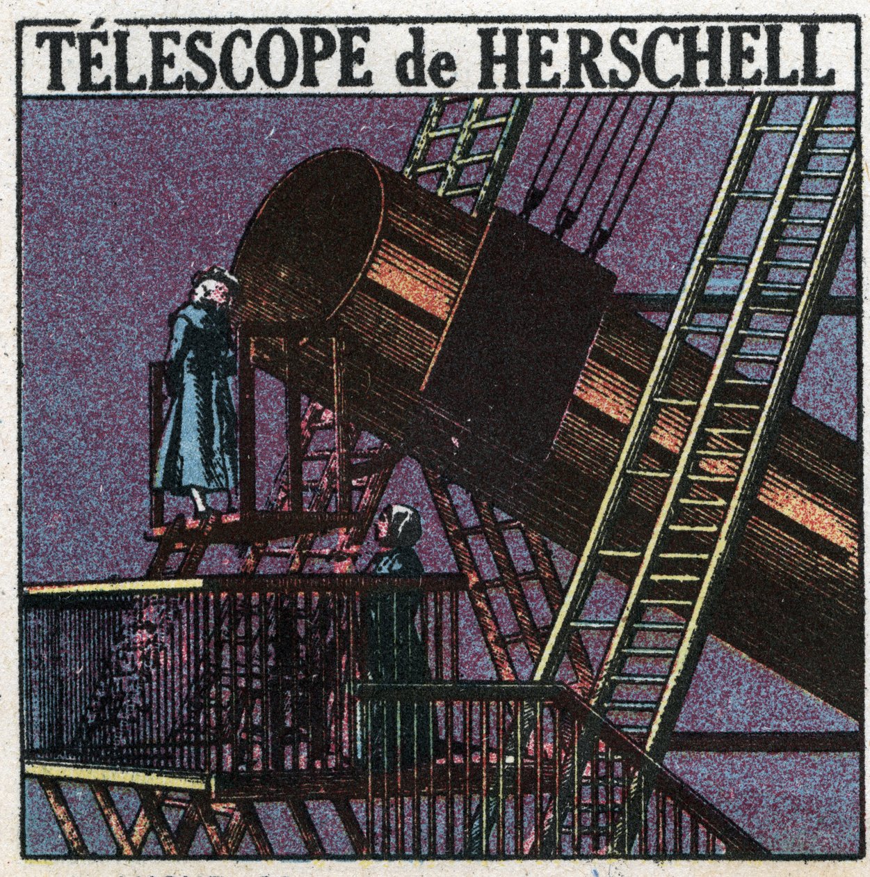 De första optiska instrumenten: William Herschels teleskop (Friedrich Wilhelm Herschel av Anonymous Anonymous