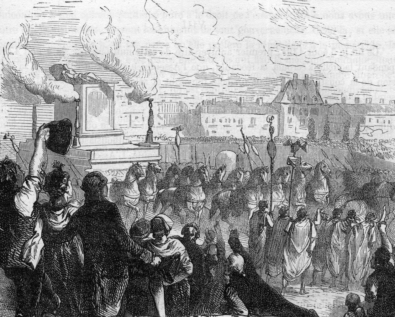 Översättning av askan från Voltaire till Pantheon 11 juli av Anonymous Anonymous