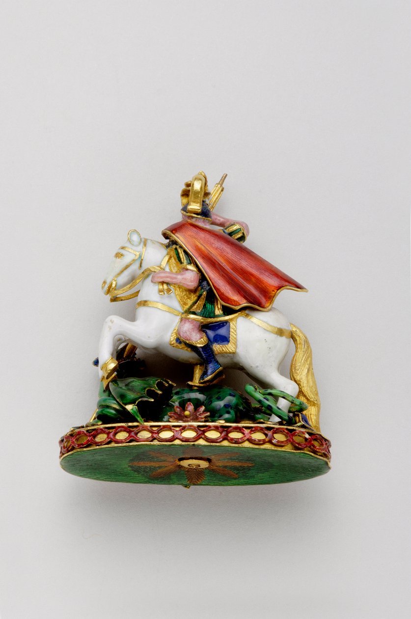 Storbritannien - Strumpebandsorden: Grand George - Omvänd - Slutet av 1700-talet - Guld och Emaux - H 4,7 cm; B 4 cm; Vikt: 48 g - Privat samling av Anonymous Anonymous