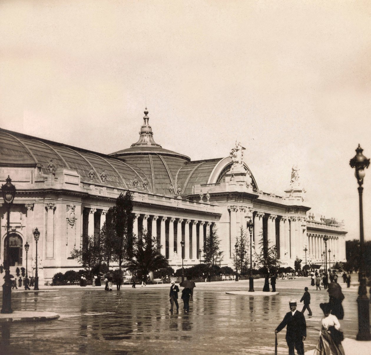 Universal Exposition of 1900 - Exposition Universelle de 1900 i Paris: The Grand Palais - privat samling av Anonymous Anonymous