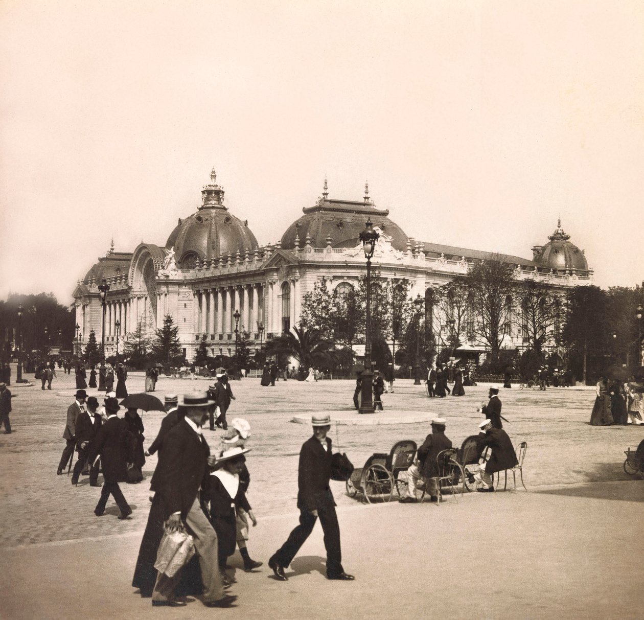 Universal Exposition of 1900 - Exposition Universelle de 1900 i Paris: Le Pepetit Palais - privat samling av Anonymous Anonymous