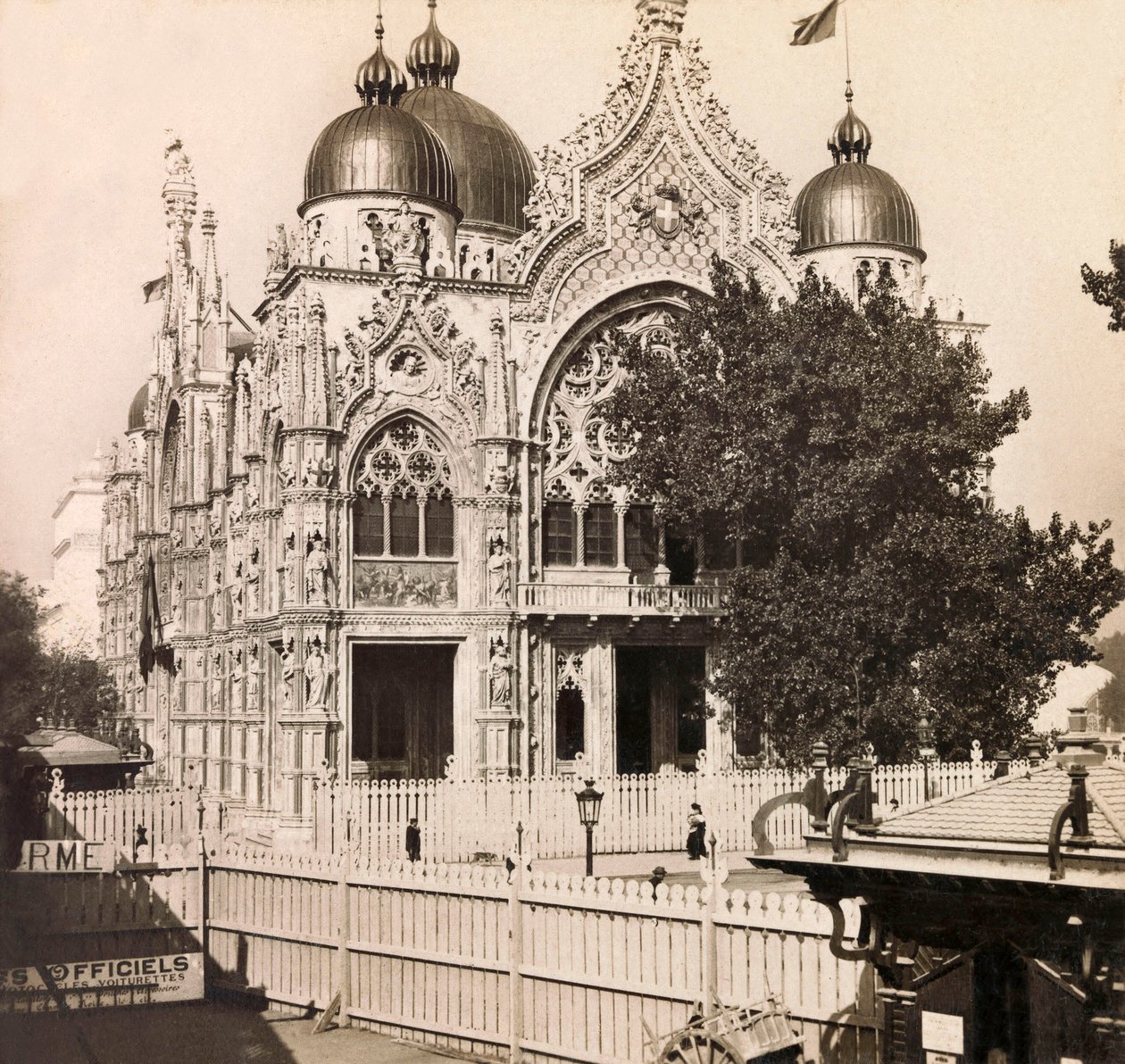Universell utställning 1900 - Universell utställning 1900 i Paris: Italiens paviljong - privat samling av Anonymous Anonymous