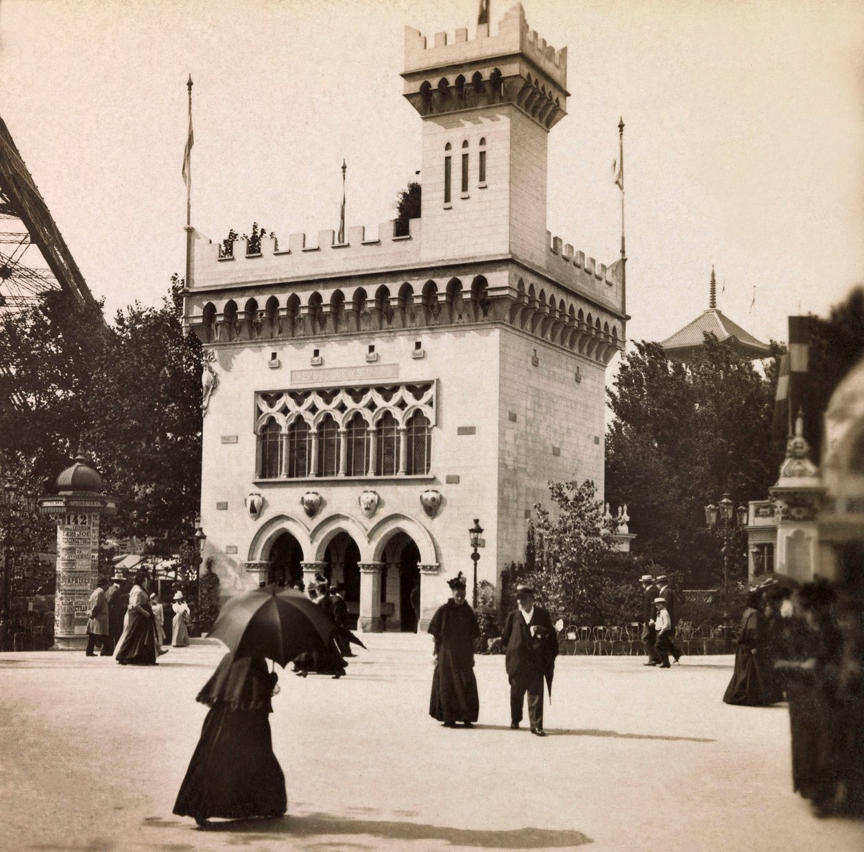 Universell utställning 1900 - Universell utställning 1900 i Paris: Paviljongen i San Marino - privat samling av Anonymous Anonymous