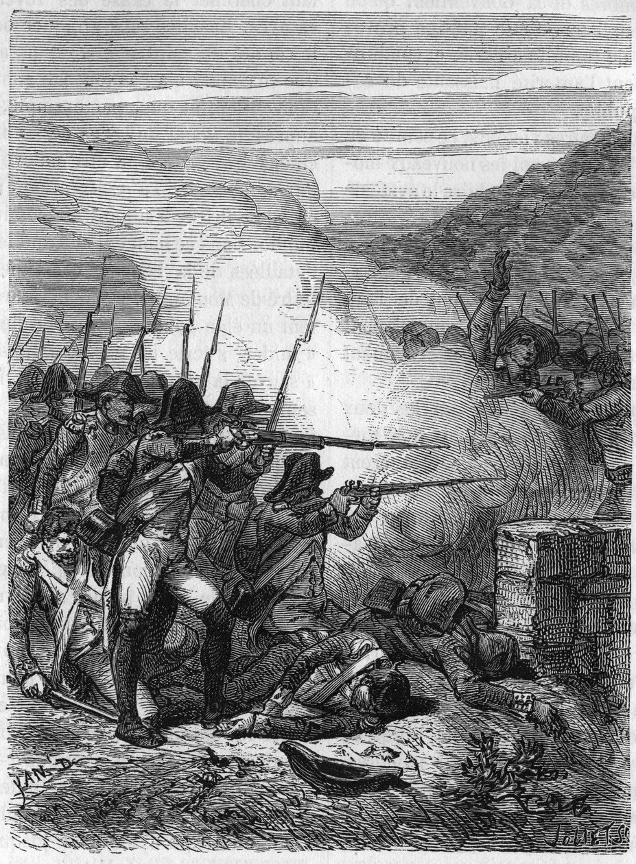 Vendee Wars (1793-1796): Slaget vid Torfou (slaget vid Tiffauges), seger för Vendee-trupperna mot Kleber den 19 september av Anonymous Anonymous