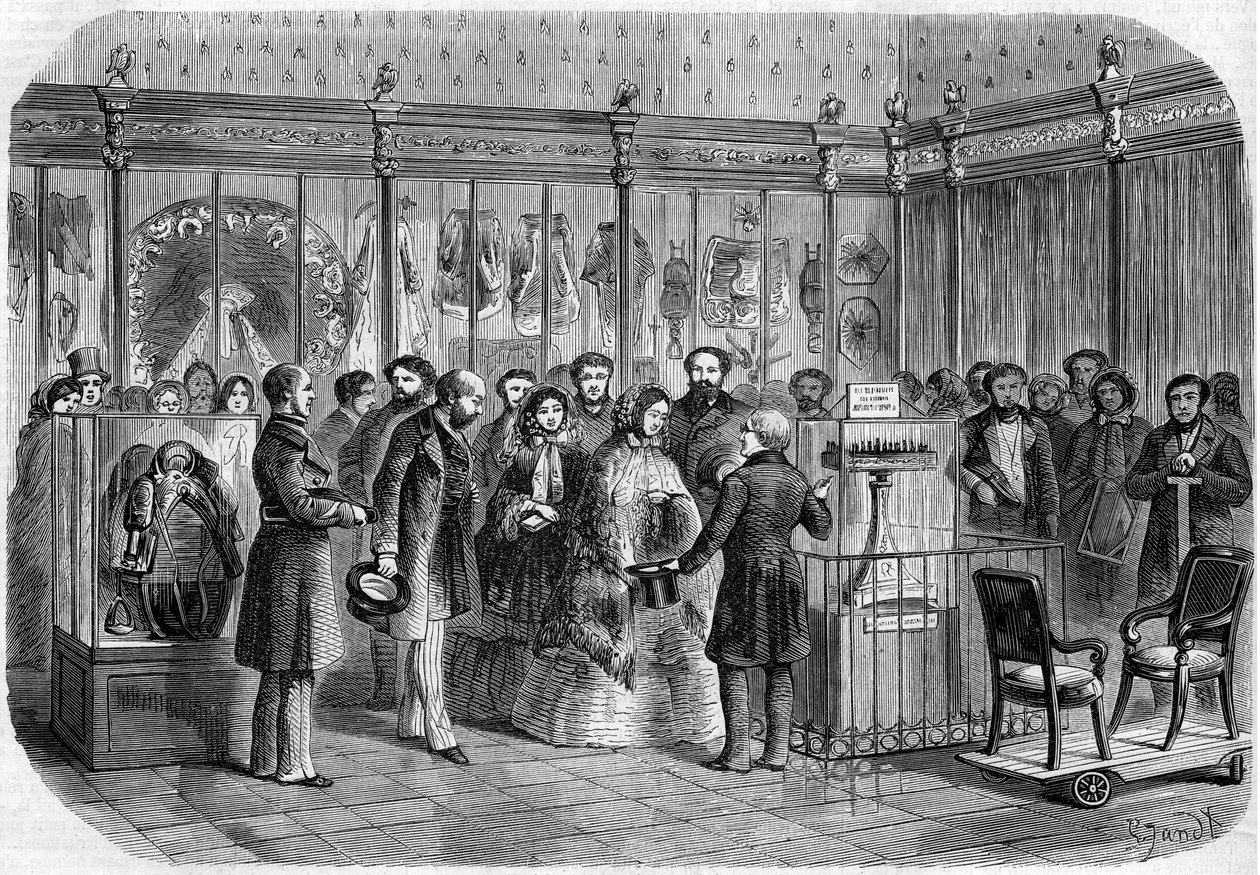 Besök av Sophie de Württemberg (1818-1879), drottning av Holland, i Paris av Anonymous Anonymous