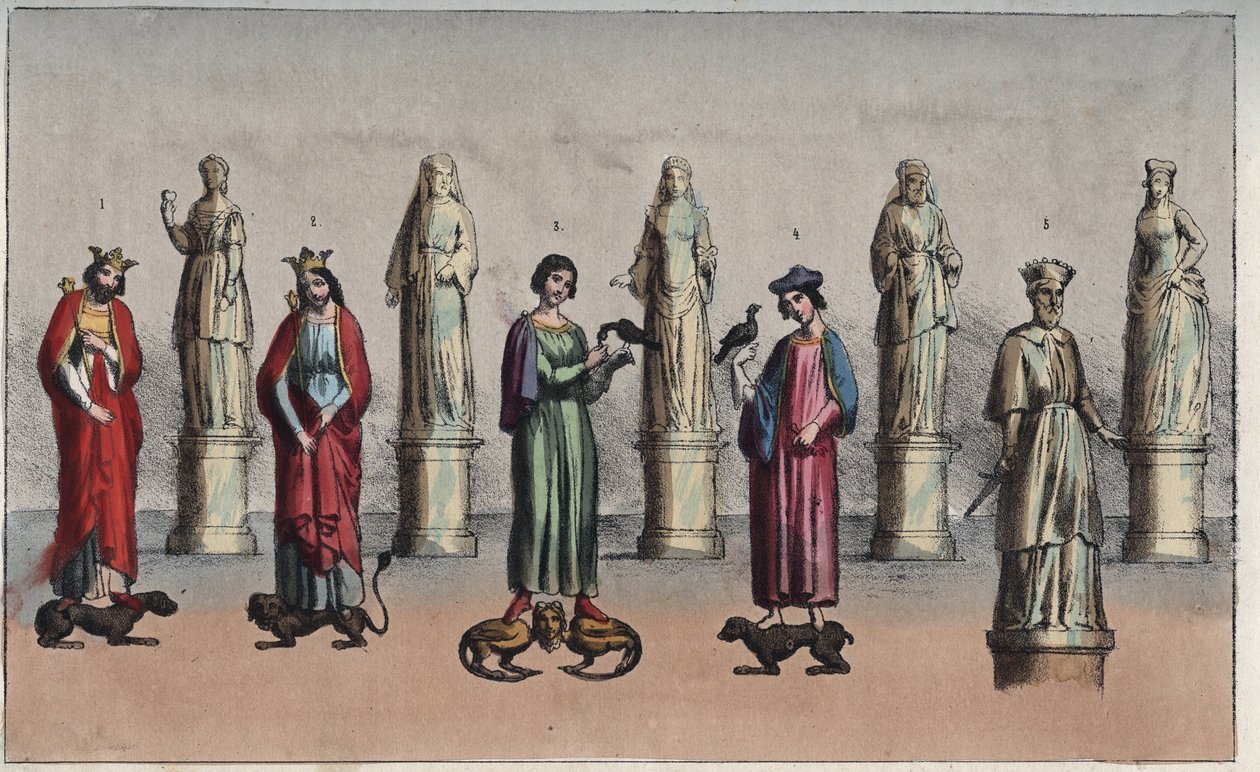 Vilhelm Erövraren (William Erövraren, Vilhelm II av Normandie eller Vilhelm I av England av Anonymous Anonymous
