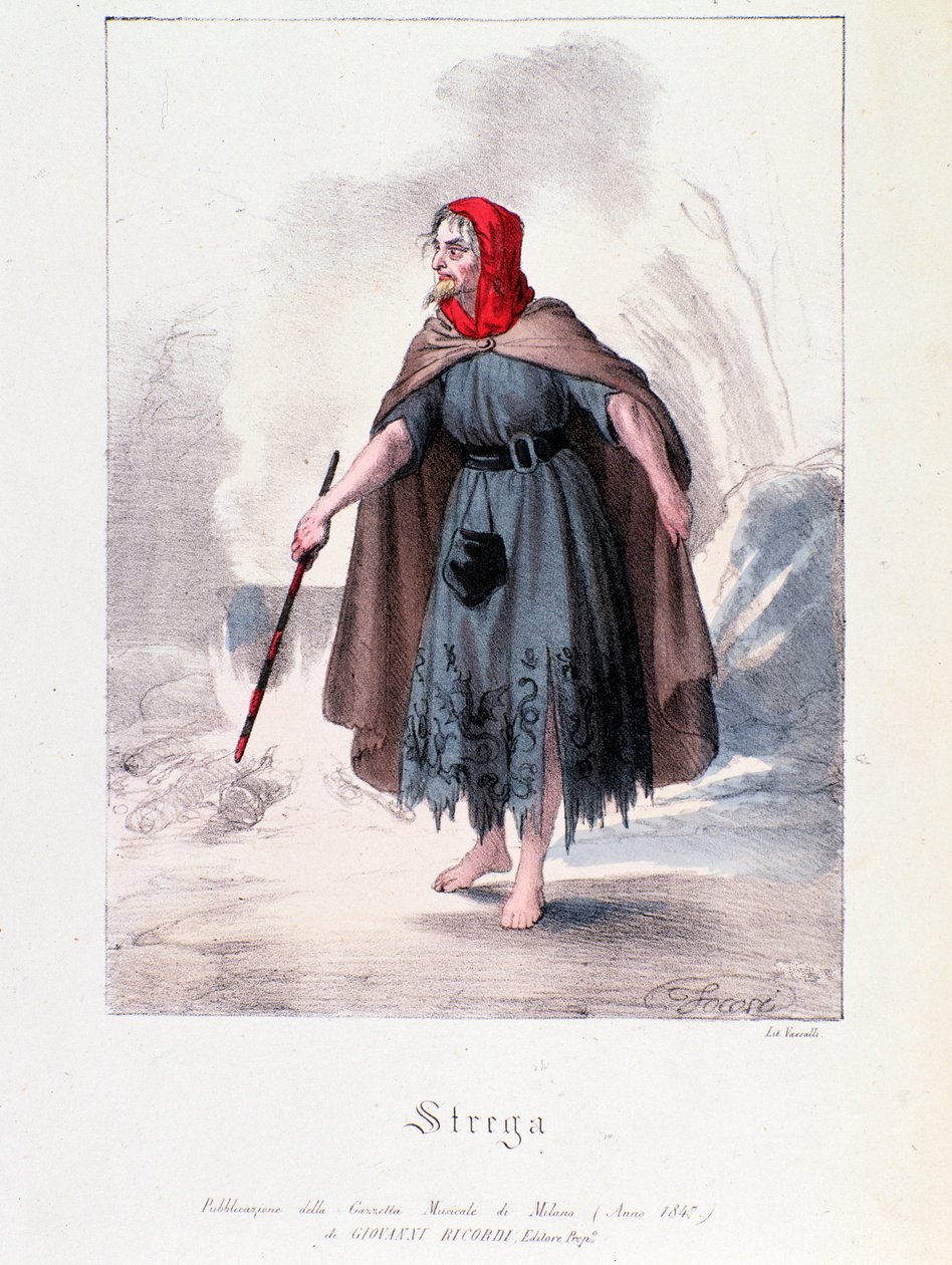Häxkaraktär i Macbeth, opera av Giuseppe Verdi av Anonymous Anonymous