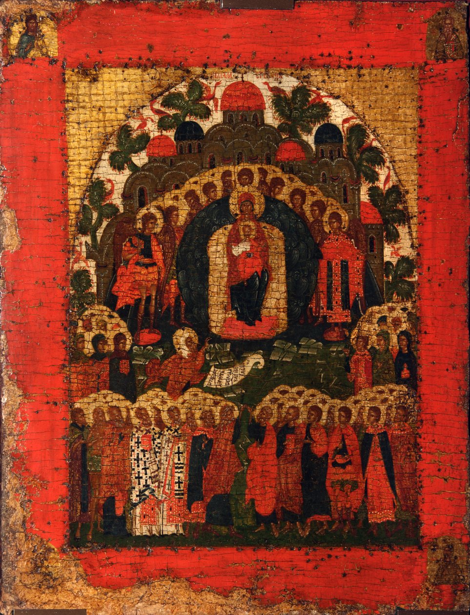 I Thee Joiceth, sent 1400-tal. av Anonymous Russian icon painter
