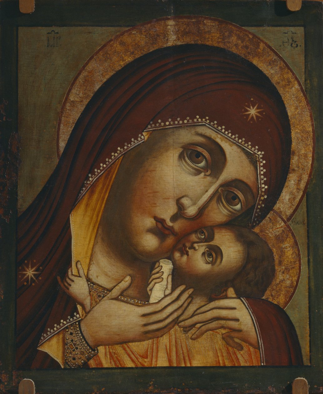 Our Lady of Korsun Korsunskaya, 1600-talet av Anonymous Russian icon painter