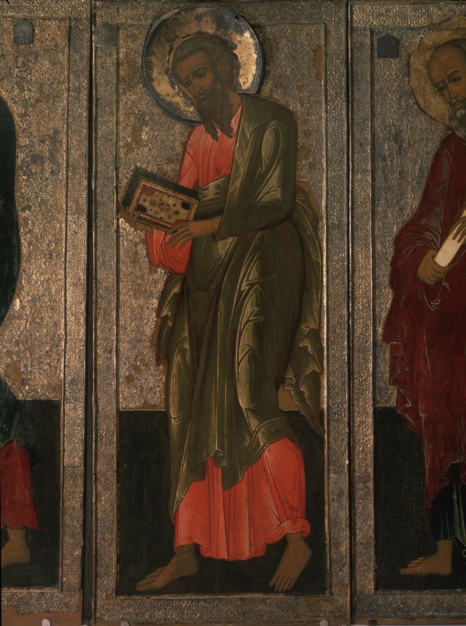 Sankt Matteus aposteln från Deesis-området, 1500-talet av Anonymous Russian icon painter