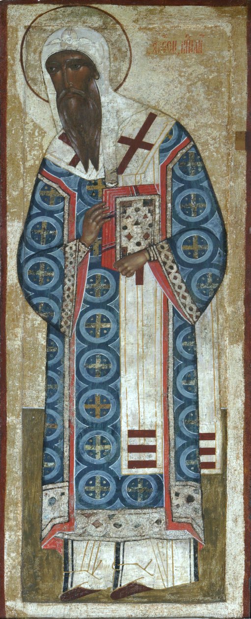 Sankt Metropoliten Alexei av Moskva, 1500-talet av Anonymous Russian icon painter