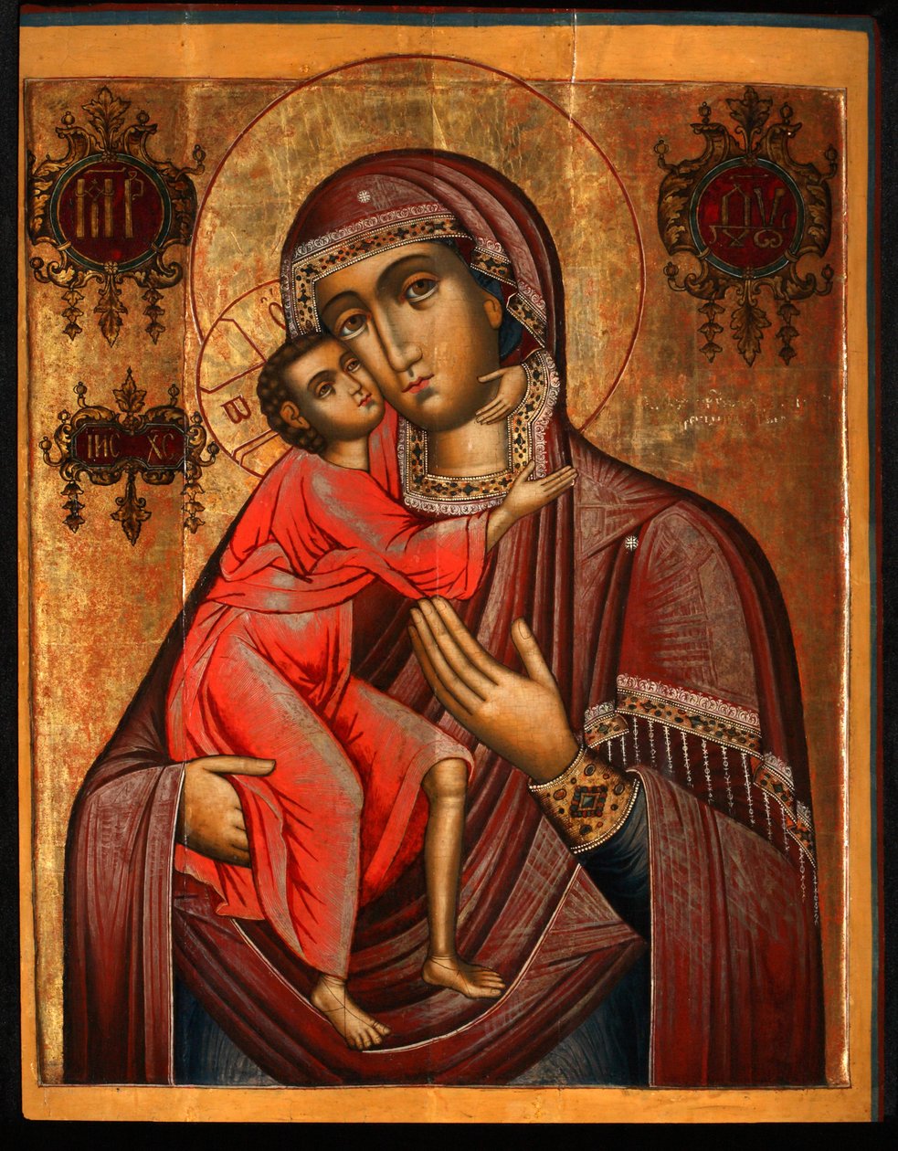Feodorovskaya Guds moder, 1600-talet av Anonymous Russian icon painter
