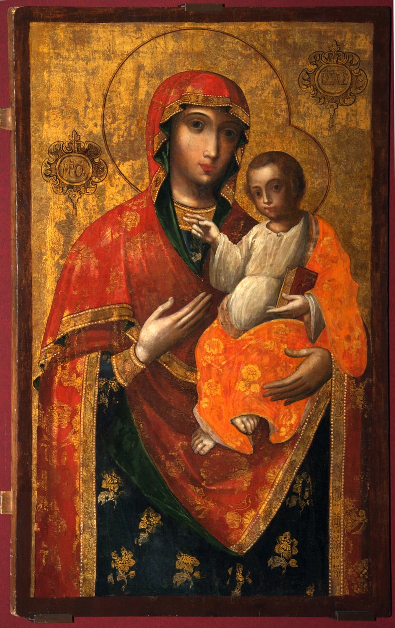 Ilyin-Chernigov-ikonen för Guds moder, 1700-talet av Anonymous Russian icon painter