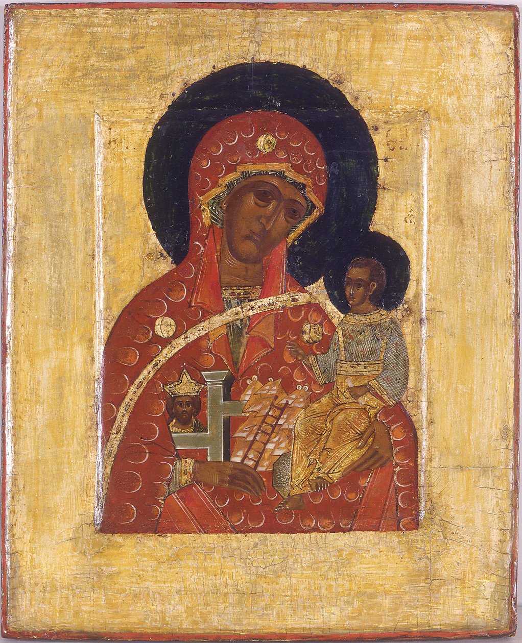 The Virgin Berget rivs inte ut av händer av Anonymous Russian icon painter
