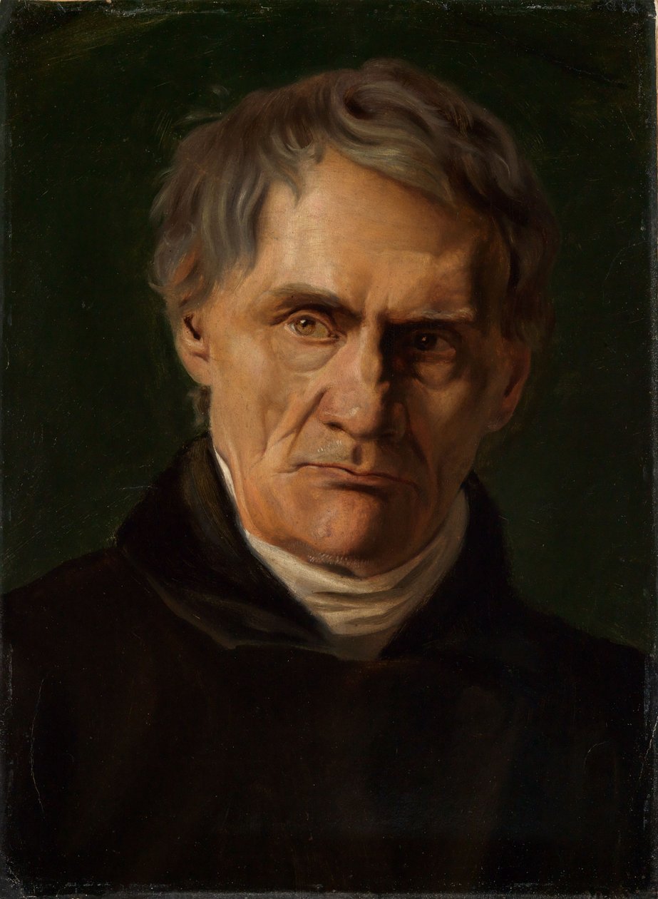 Porträtt av en äldre herre av Anselm Feuerbach